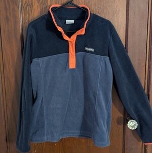 Columbia women’s Benton Springs size Large half snap fleece classic pullover